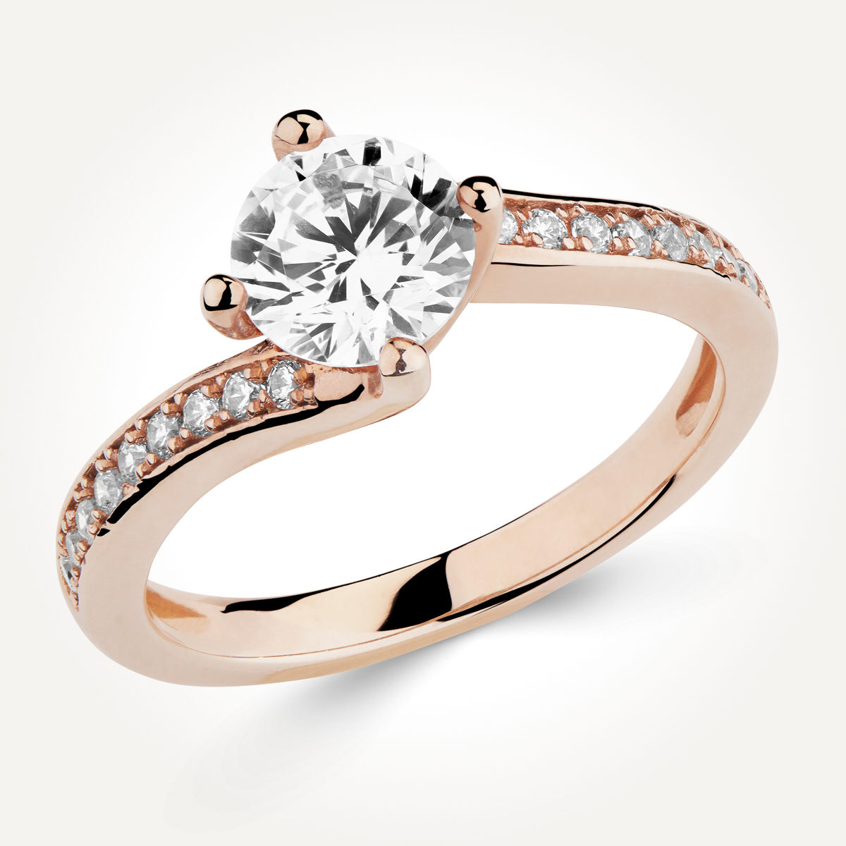 Multi Stone Diamond Engagement Ring - Style 9460