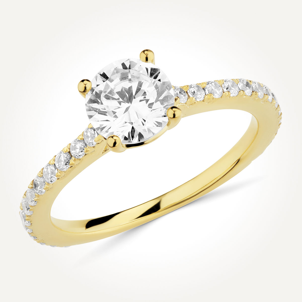 Multi Stone Diamond Engagement Ring - Style 9466