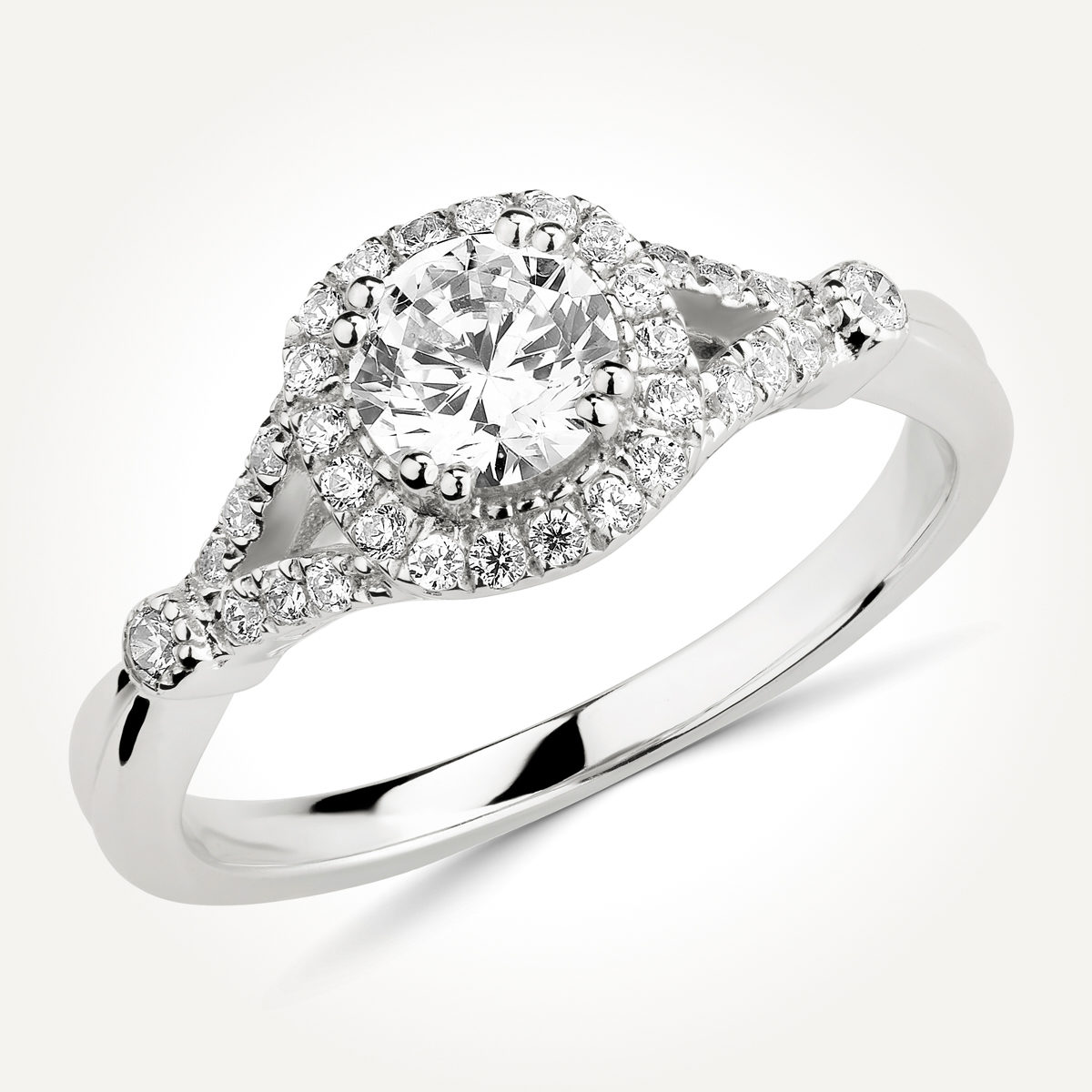 Halo Diamond Engagement Ring - Style 9489