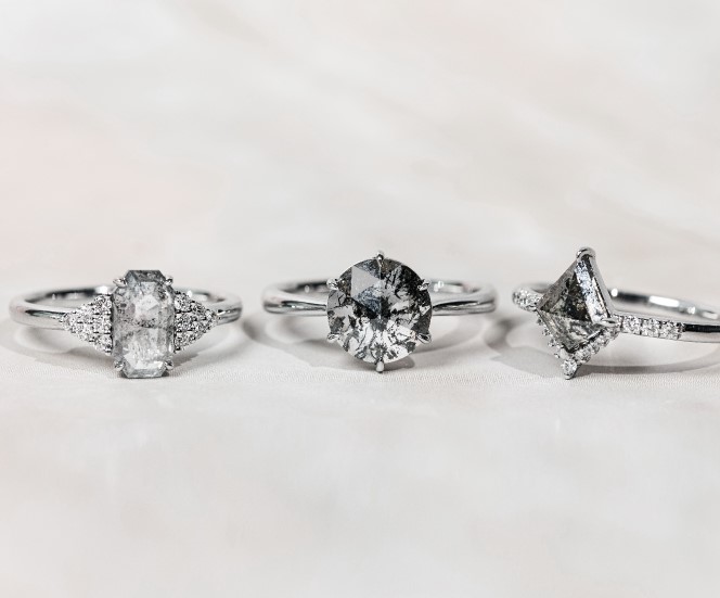 Three Non-Traditional Diamond Rings