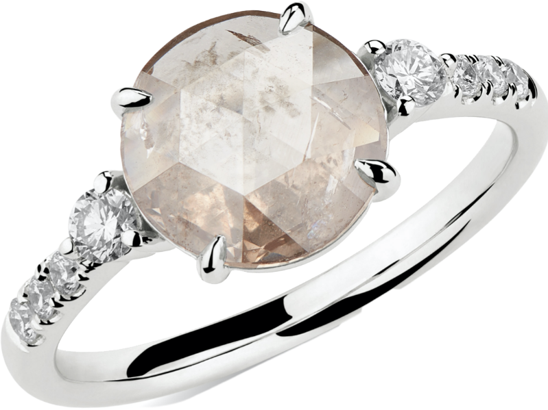 Non-Traditional Diamond Ring