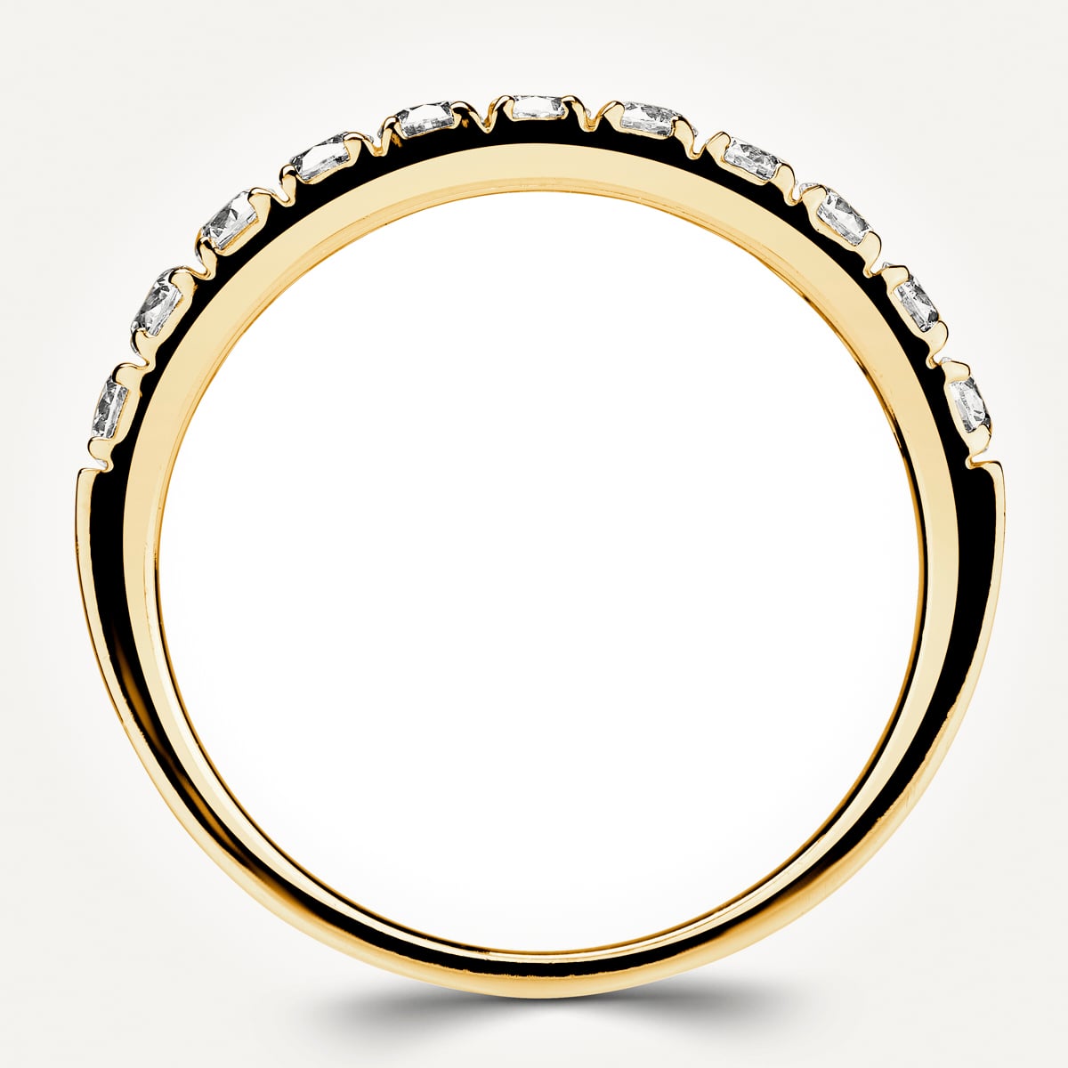 14KT Yellow Gold Claw Set Ring 