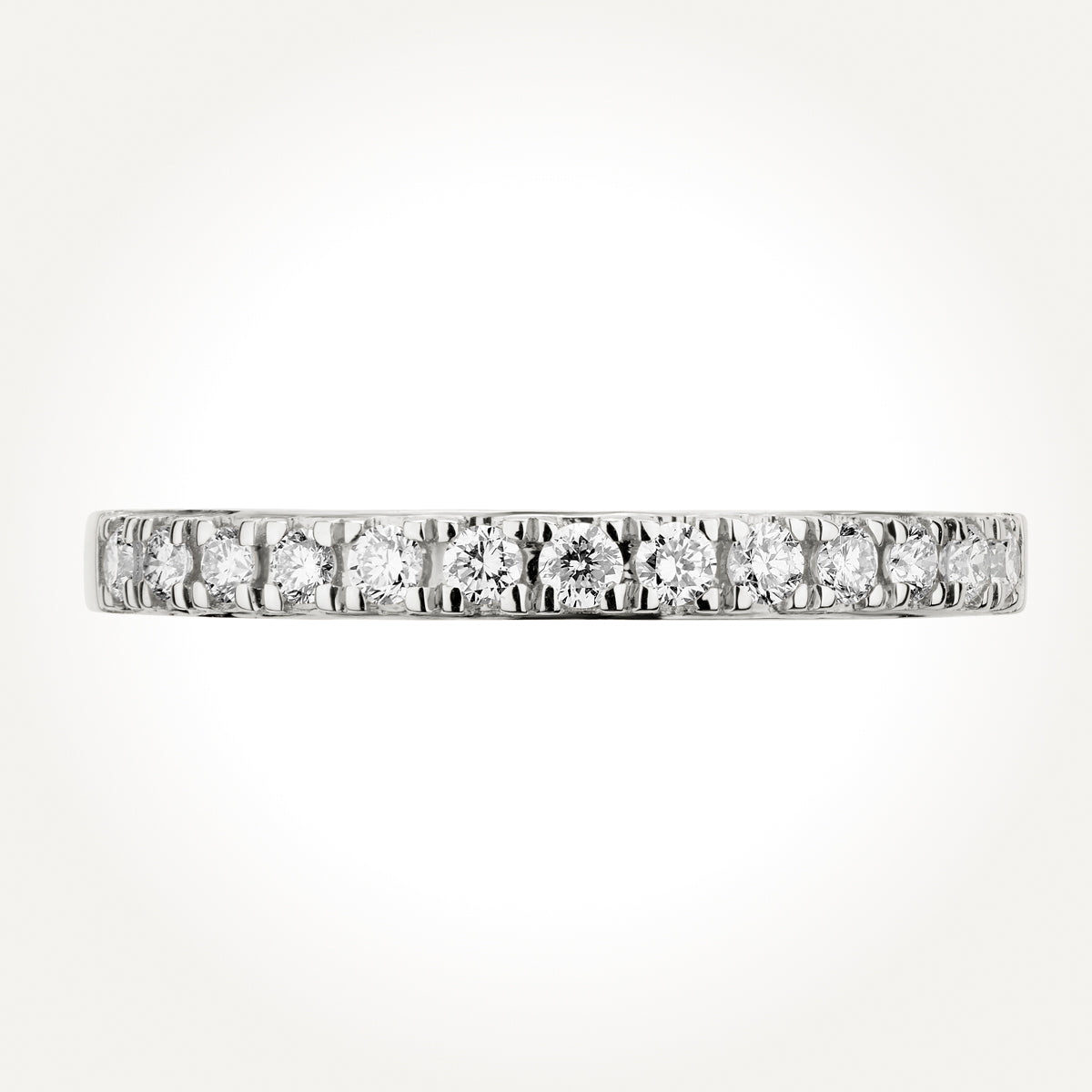 14KT White Gold Band 