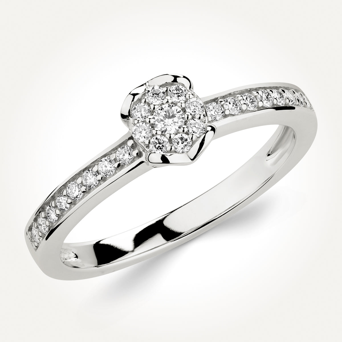 14KT White Gold Ring 