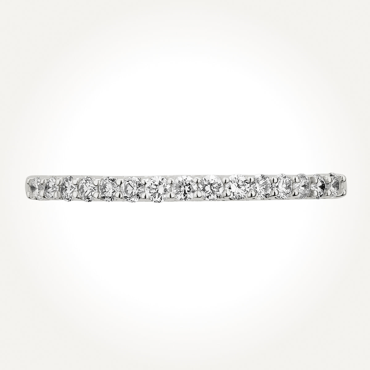 10KT White Gold Band 