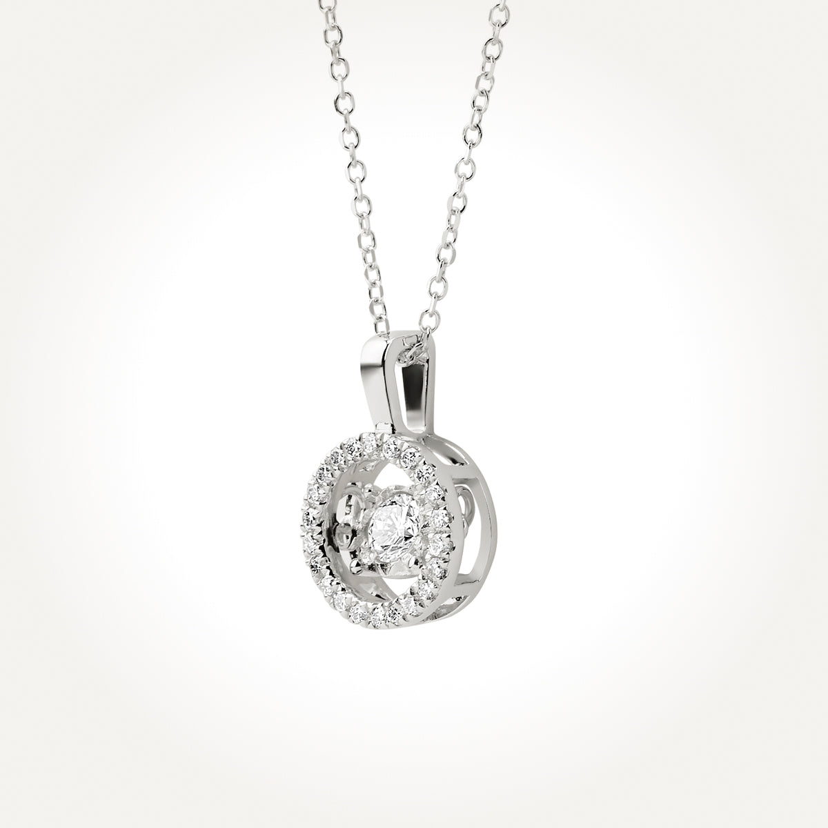 14KT White Gold Necklace 