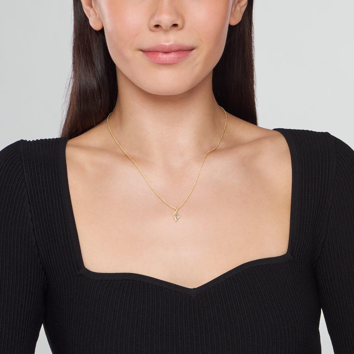 14KT Yellow Gold The Candleflame of Your Love Necklace 